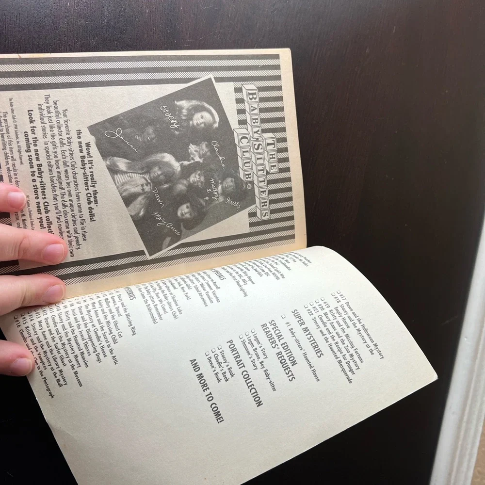 Vintage 1986 The Babysitters Club “The Truth About Stacey” by Ann M Martin